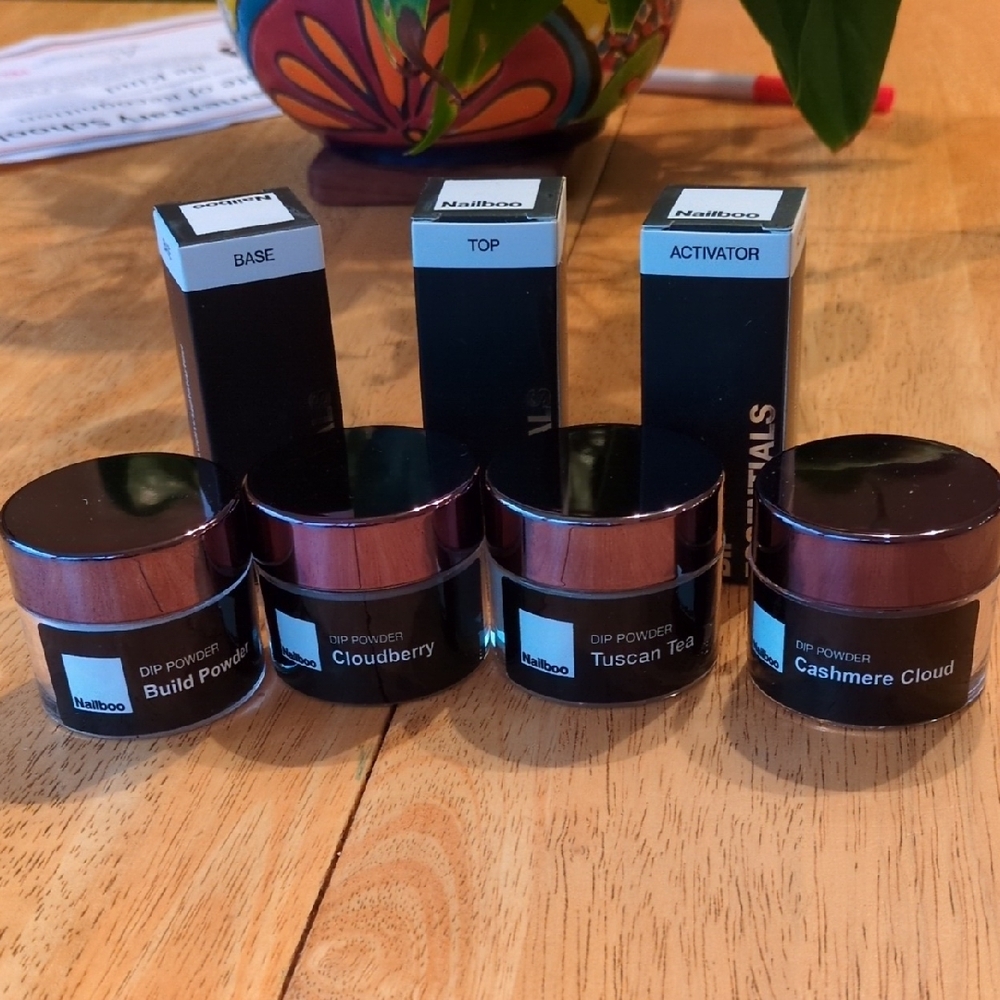 Nailboo Dip Powder Set - Cloudberry, Tuscan Tea, Cashmere Cloud